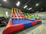 Outdoor Huge Bounce House Adult Kids Pvc Slide With Pool Inflatable Water Park