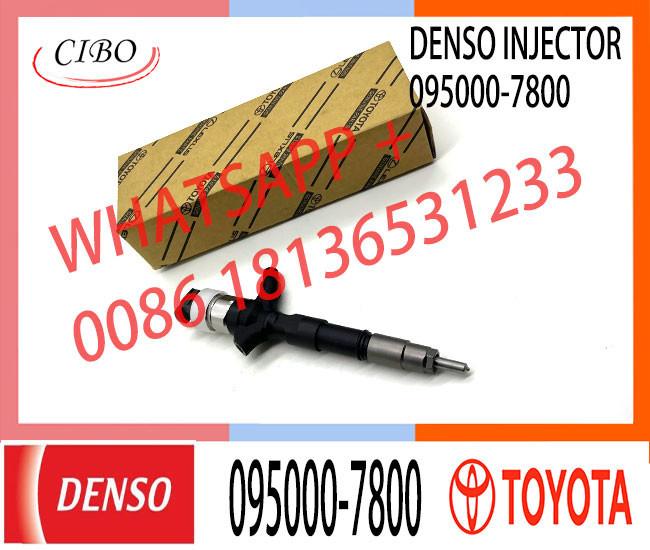 common rail injector 23670-30310 095000-7800 injector for TOYOTA 2KD-FTV, D-4D, TRH2 injector nozzle 23670-30310 095000-