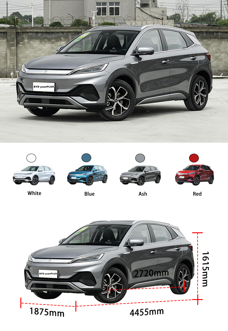 EV Modern Electric 5 Door Cars SUV New Energy BYD Yuan Plus Flagship