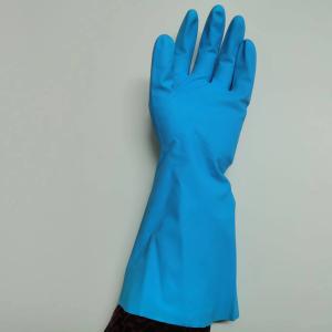 Wholesale Household 11 Mil Blue Gloves Nitrile Kitchen Cleaning Protection Against Chemicals from china suppliers