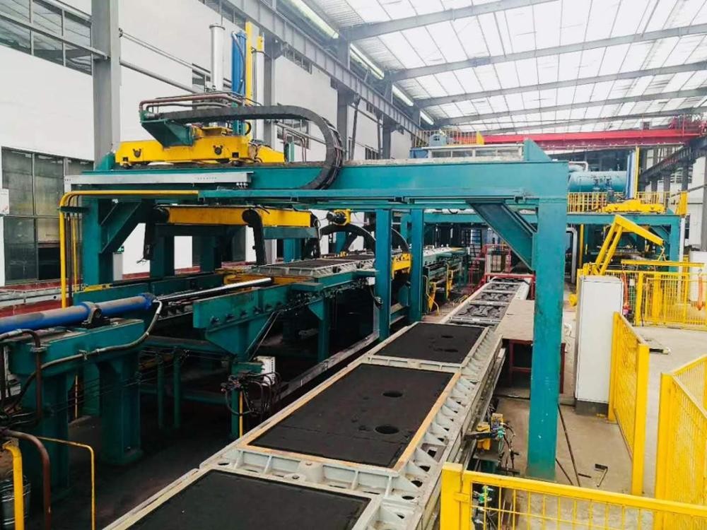 Automated Sand Molding Machine Labour Saving Low Failure Rate For Foundry Plant