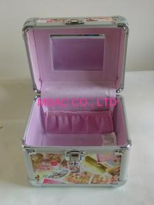 Wholesale Custom Large Aluminum Cosmetic Cases 4mm MDF , PVC Panel AND 220*150*180mm from china suppliers