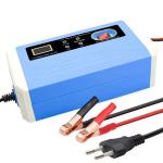 LCD Display 12V 24V 10A Car Motorcycle Battery Charger for Truck Dry Cell Water