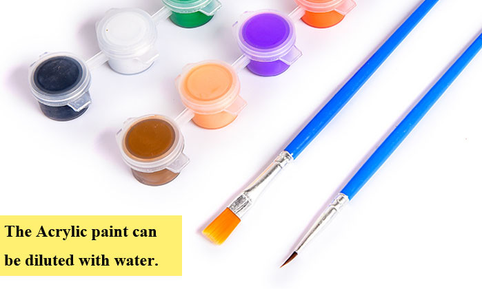 2ml, 3ml, 5ml 7ml 6 colors 8 colors set 12 colors set Acrylic Paint for Kids DIY Painting on Paper, Cloth, Wood, Stone