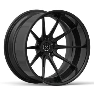 Wholesale Matte Black Forged 2 Piece Rims 20 19 Inch 19x9 19x11 Deep Dish Concave Alloy Pontiac Trans Wheels from china suppliers