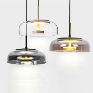 Wholesale 360 Degree Beam Angle Dinning Room 23*7cm Glass Pendant Light from china suppliers