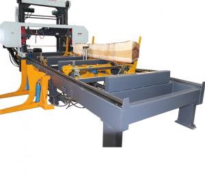 Wholesale Hydraulic Bandsaw Machine Hydraulic Portable Sawmill Wood Cutting Band Saw Machine from china suppliers