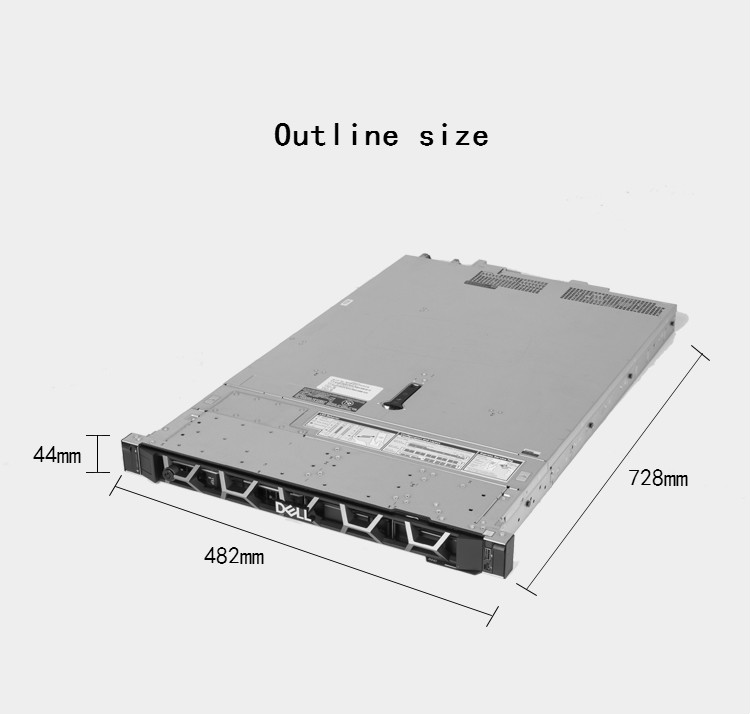 DELL Server R440 1U Rack Server Global warranty