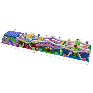 Wholesale Outdoor Sport Games Large Bounce House Castle Obstacle Course For Adults from china suppliers