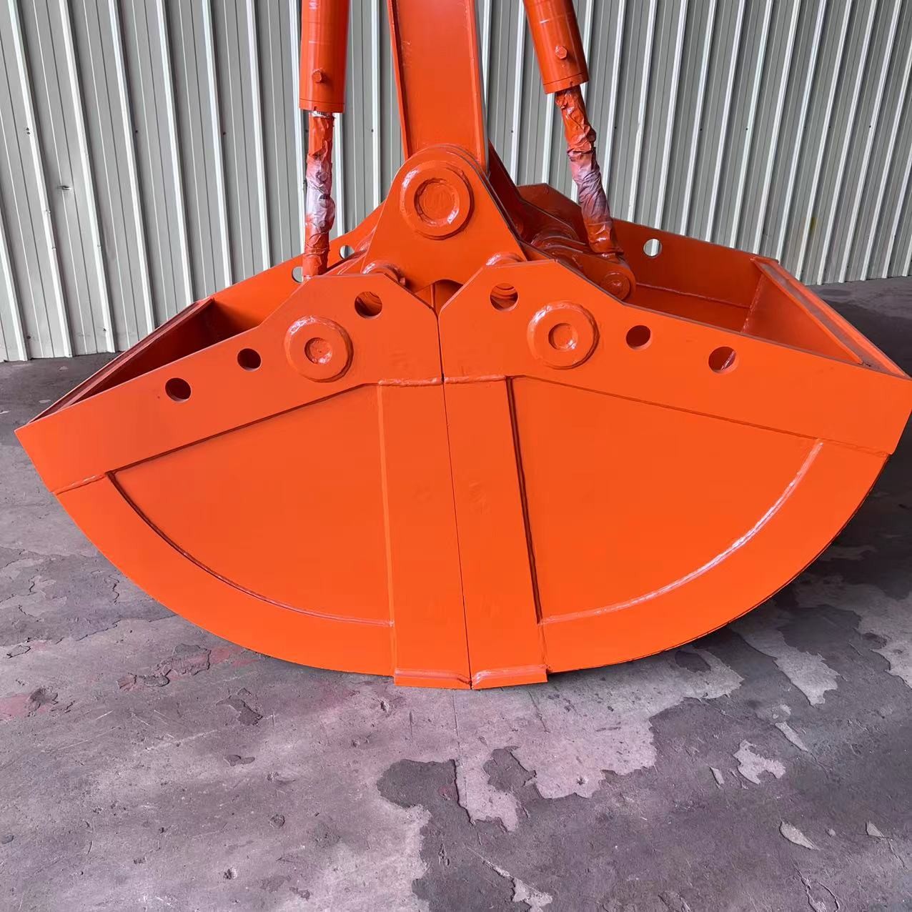 New design 10-15 ton excavator attachment ZX120 PC130 CAT315 clamshell bucket