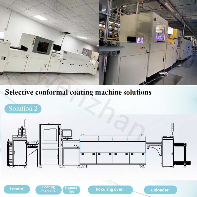 Automated SMT Line Machine PCB Three Axis Conformal Coating Inspection Spray Equipment