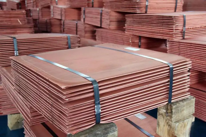 Good Conductivity Cu Cathode For Electrical Appliances And Machinery