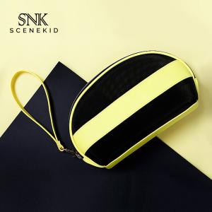 Wholesale Splicing Design PU Leather Cosmetic Pouch Bag from china suppliers
