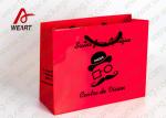 No Lamination Brown Art Paper Bags For Shopping 100% Cotton Rope