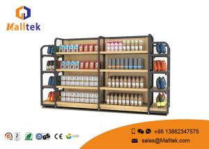Wholesale Square Wooden Display Stand Multiplanar Ladder Steel Decorative Wood Shelves from china suppliers