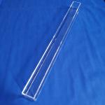 Transparent Heat Quartz Glass Crucible Ship 2.2g/Cm3 Fused Silica