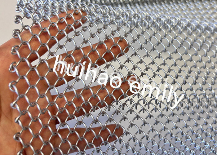 1.2mm Wire Aluminum Metal Mesh Drapery For Restaurant Decoration