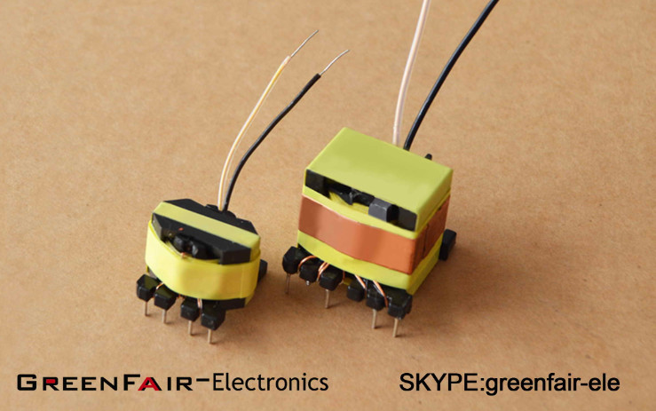 RM8 Flyback 2 + 2 Pin Small Size Transformer With Copper Foil Hi - Pot 3000V