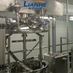 TUV High Viscosity Vacuum Emulsifier Mixer 1 Ton Electric Heating