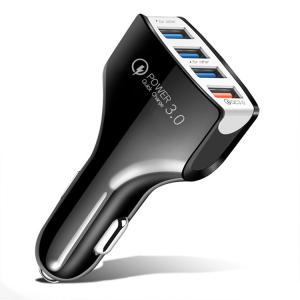 Wholesale 4 USB QC3.0 Mobile Phone Car Charger One Drag Four 12V - 24V from china suppliers