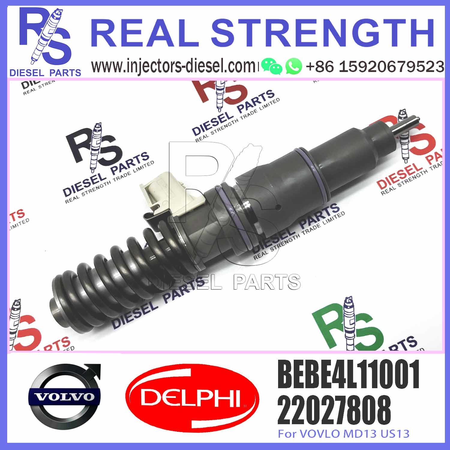 85013611 22027808 BEBE4L11001 Common Rail Injector For VOL MD13