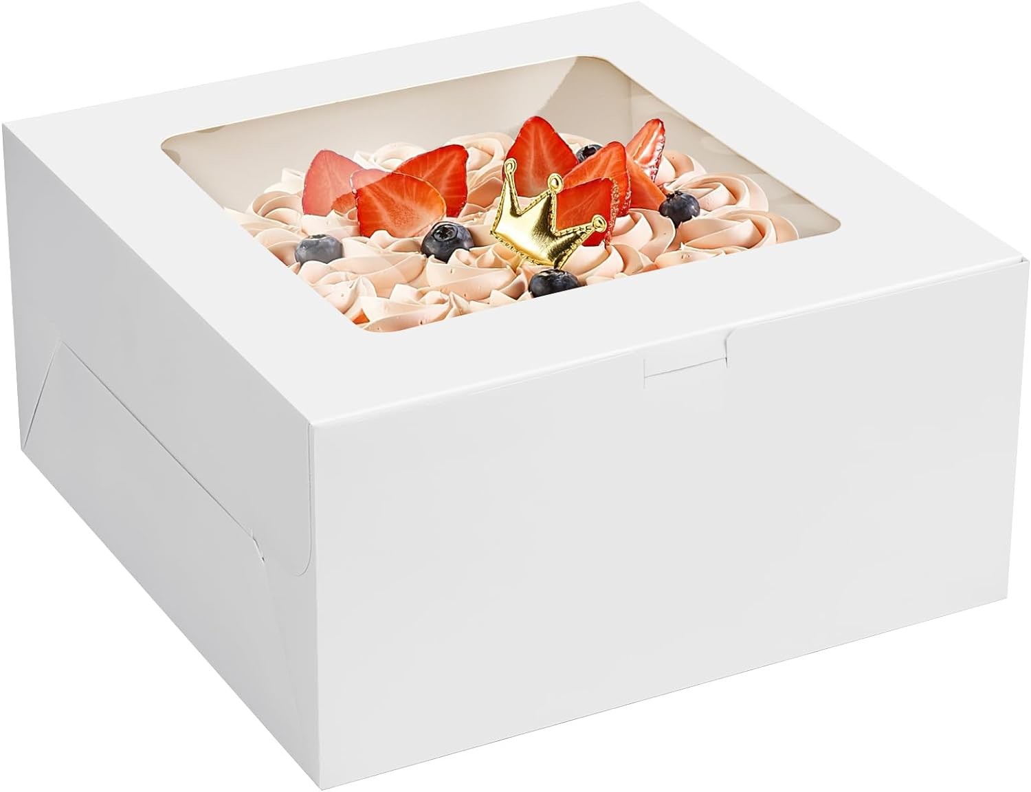 Customizable Cake Packaging Boxes CMYK / Pantone Printing Services Custom Needs