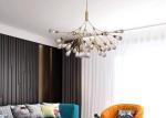 Luxury Pendant Lamp Glass Ball Chandeliers Decor Light Fixtures Magic Bean