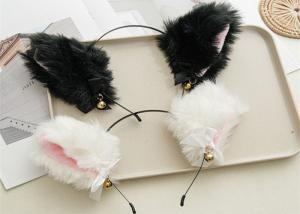 Wholesale GLH058 Kitty cat ears girl headband Little wild cat headdress bell cute headband sweet cool accessories from china suppliers