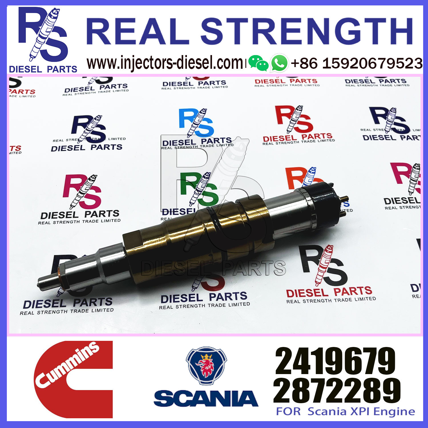 DIGEER New fuel injector 1881565 common rail injector 1881565 for diesel fuel engine DC13 1933613 2057401 2058444 241967
