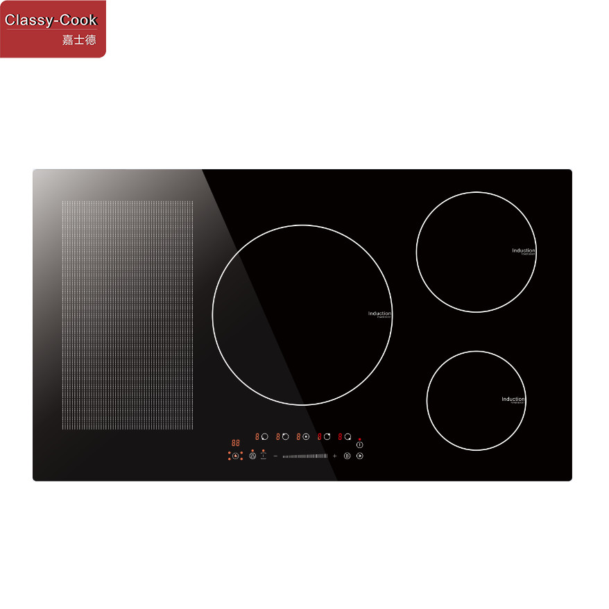 Multi Zone Portable Induction Stove Top With Half Bridge 4 Burners