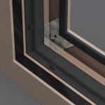 80mm Width Horizontal Opening Aluminum Casement Glass Windows For Commercial