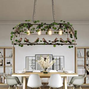 Wholesale Creative Vintage Plant Pendant Lights Bird Cage Industrial Pendant Lamp(WH-VP-150) from china suppliers