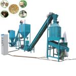1T/H Livestock Feed Pellet Production Line Animal Food Poultry Feed Making