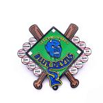 Professional Sports Trading Pins Iron Shape Custom Soft Enamel Pins