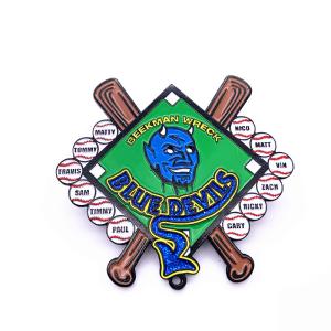 Wholesale Custom Soft Enamel Lapel Pins , Dye Black Metal Custom Baseball Trading Pins from china suppliers