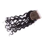 Top Grade Human Hair Extension Lace Closure 4x4 Any Parting Indian Water Wave