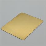 China stainless steel sheet sus304 gold color mirror finish decoration steel