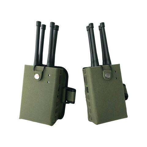 Mobile Phone Signal Handheld 5G Jammer Mobile Phone Jammer Remote Control Jammer 4 Bands 8-10W Per Band 2 x PCB-2040