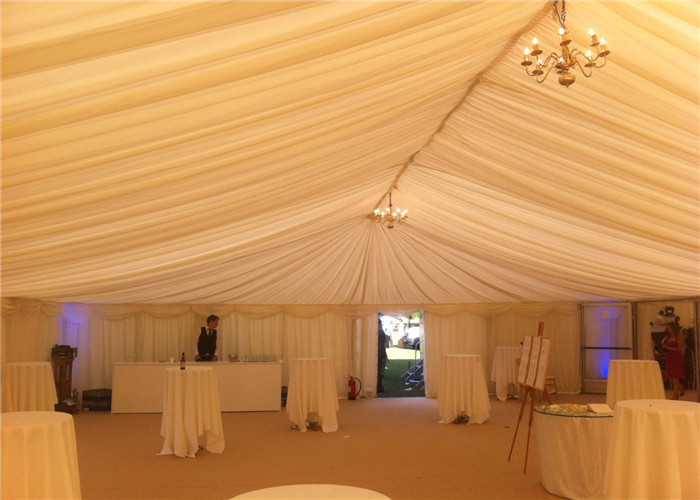 Rainproof Fabric Sidewall Strong Event Tent Accommodation With Heavy Duty Material