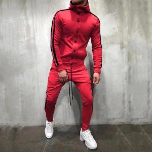 Wholesale Custom Autumn Fashion Mens Tracksuit Set / Sportswear Hoodies Set for Men from china suppliers