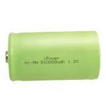 Hight capacity 10000mAh NIMH Battery 1.2V D Battery