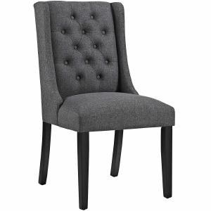 Wholesale Kitchen Fabric Covered Dining Chairs , Fabric Parsons Chair Tufted Upholstered from china suppliers