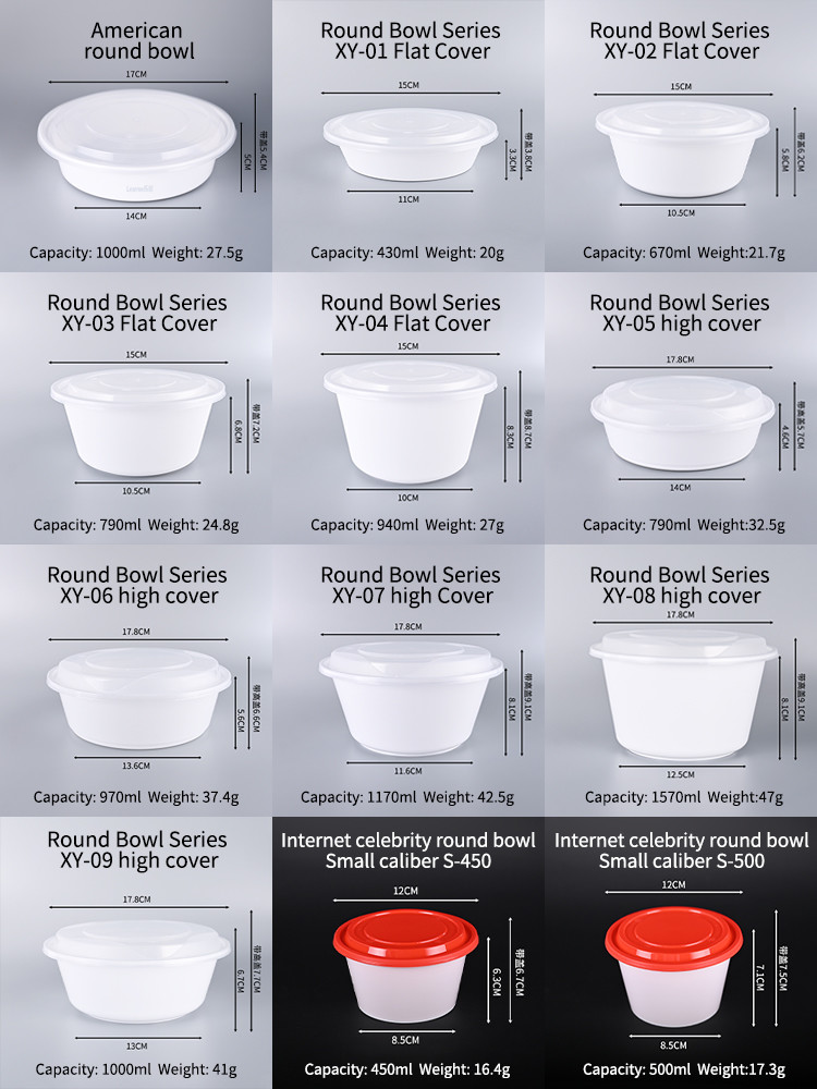 Rectangular 28oz PP Meal Prep Food Container with Lid Microwave Safe