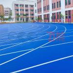 7500sqm Prefabricated Running Track For WAF Standard Athletic Field