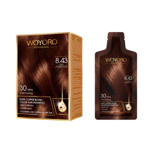 Wholesale Mild Plant Formula Hair Color Shampoo Low Ammonia / Hair Dye Shampoo from china suppliers