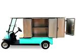 Aluminum Box Motorized Beverage Golf Cart With USA Curtis 1268 Controller