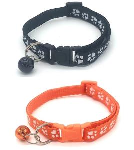 Wholesale Footprint Cat Dog Collar Patch Cloth Kitten E Collar With Bell from china suppliers