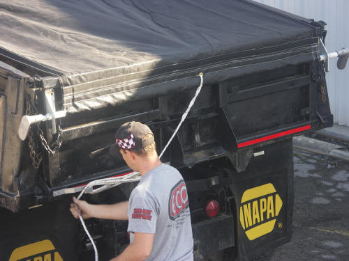 20x20 PVC Coated Fabric PVC Mesh Tarp Black Vinyl Mesh Tarp Dump Truck Tarp