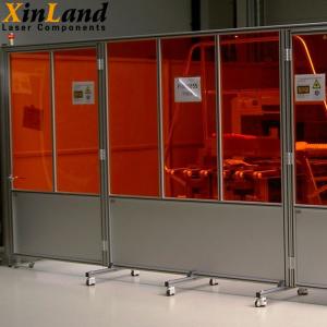 Wholesale Orange PMMA Laser Protection Sheet Proection Wavelength 190-540nm And 800-1100nm from china suppliers