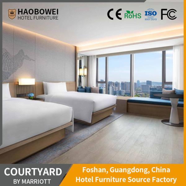 OEM/ODM Foshan Furniture Modern Luxury Hotel Standard King Size Bedroom Set Four